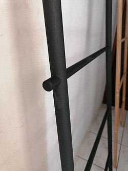Black washable paint, will stand out gorgeously in contrast to white walls.