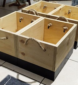 Flower boxes, handcrafted flower boxes, handmade boxes, plant box, flower box, black boxes, vegetable box