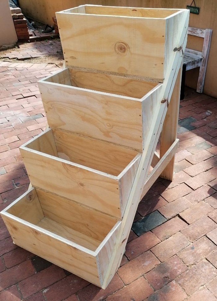 4 tier custom garden grow box.
