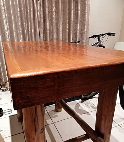 Custom outside table, outside furniture, outside table, garden table, wooden Bear Creations, wooden Bear Creations furniture, table, designer table, handmade table